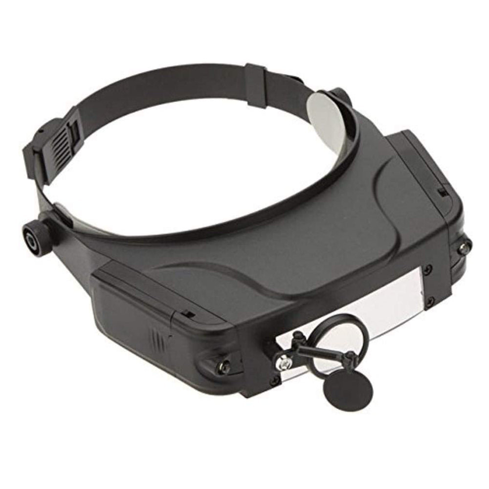 LED Magnifier,Hands Free Headband Magnifying Glasses with 2 Led